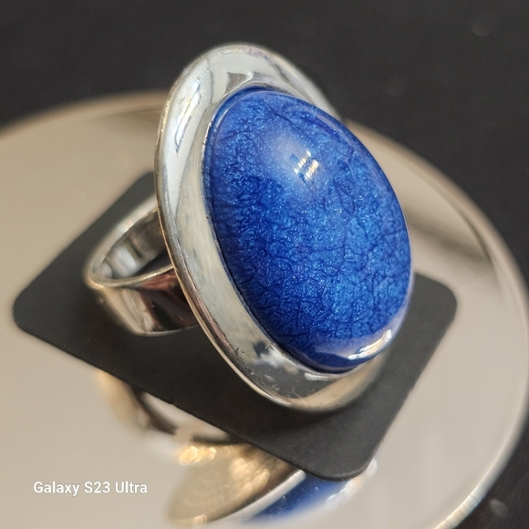 Lapiz Lazuli Ring Size 6 - Picture 5 of 11